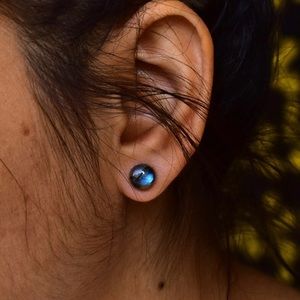 Etsy Sterling Silver Labradorite Studs